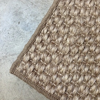 Espresso Sisal with Pebble Overlocked Border .80 x 1.50 $210.00